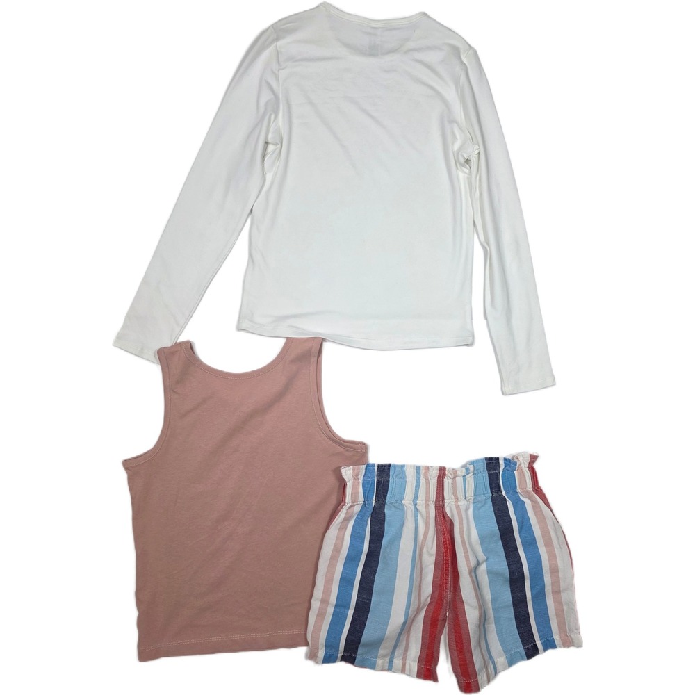 Girls Size 12 Mixed Lot 3pc 90 Degree Top Jessica Simpson Tank Tractr Shorts - Picture 2 of 3